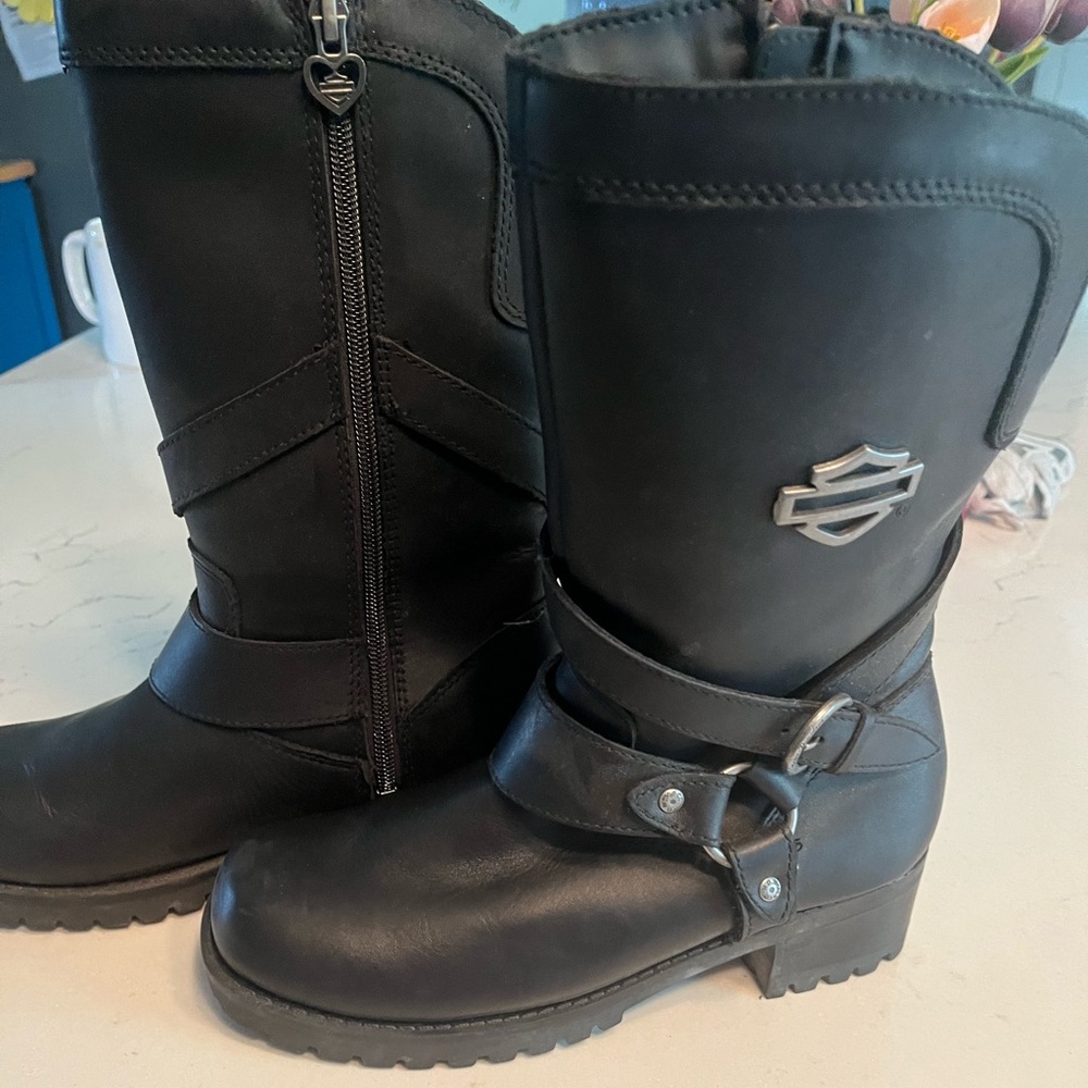 Harley Davidson Boots, Size 7-1/2. Literally worn one time.